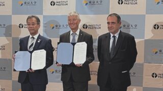 Letter of Intent signed by Institut Pasteur and University of Tokyo